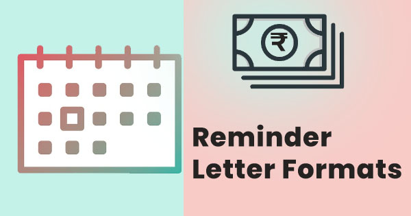 Reminder letter formats